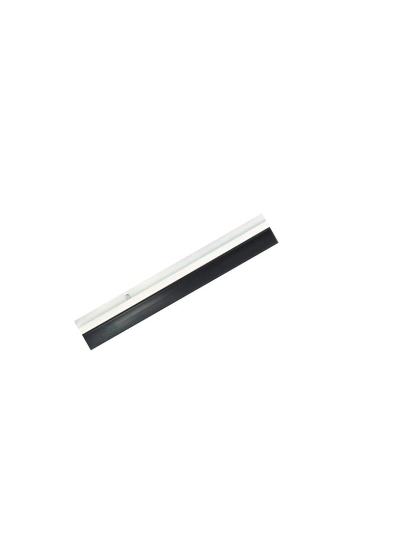 Door Bottom Brush & Rubber Seal with Screw for Exterior/Interior Doors, Insulation Door Seal Sound Proof Under Door Draft Blocker- Keeping Noise Repellent & Dust (100cm, Rubber White)  - Image 1