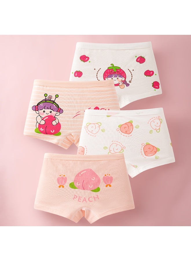 KUYING New Comfortable Skin friendly Breathable Underwear Set 0f 4 