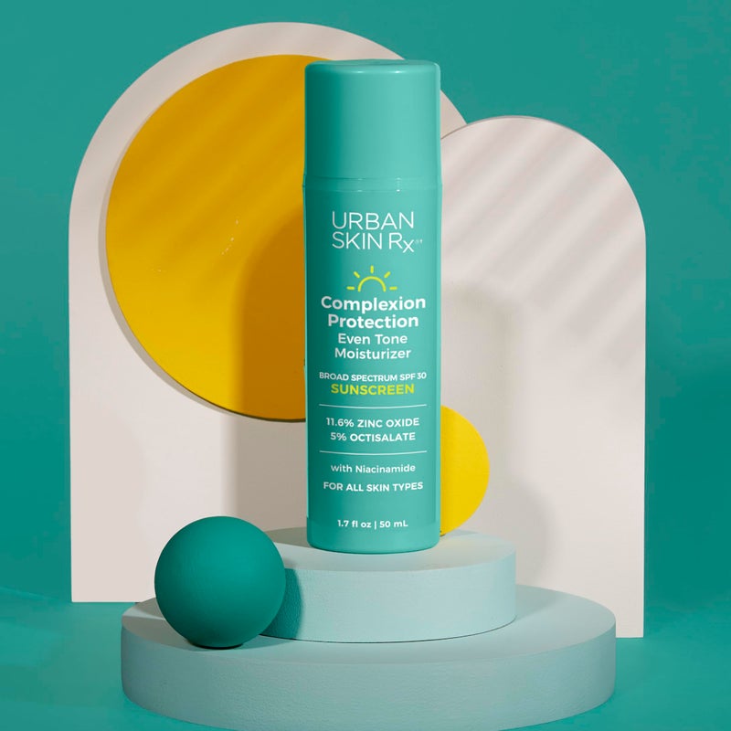 Urban Skin RxÂ® Complexion Protection Even Tone SPF30 Moisturizer, Sheer, Lightweight, Non-Pore Clogging Cream Hydrates & Provides Sun Protection, With Squalane, Hyaluronic Acid & Vitamin E, 1.7 Oz - Image 3