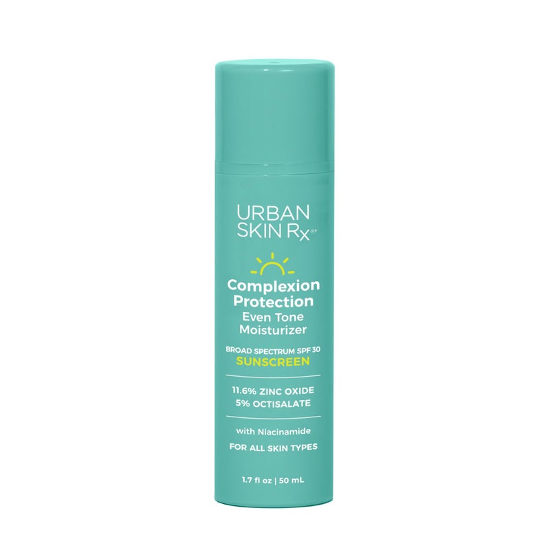 Urban Skin RxÂ® Complexion Protection Even Tone SPF30 Moisturizer, Sheer, Lightweight, Non-Pore Clogging Cream Hydrates & Provides Sun Protection, With Squalane, Hyaluronic Acid & Vitamin E, 1.7 Oz - Image 1