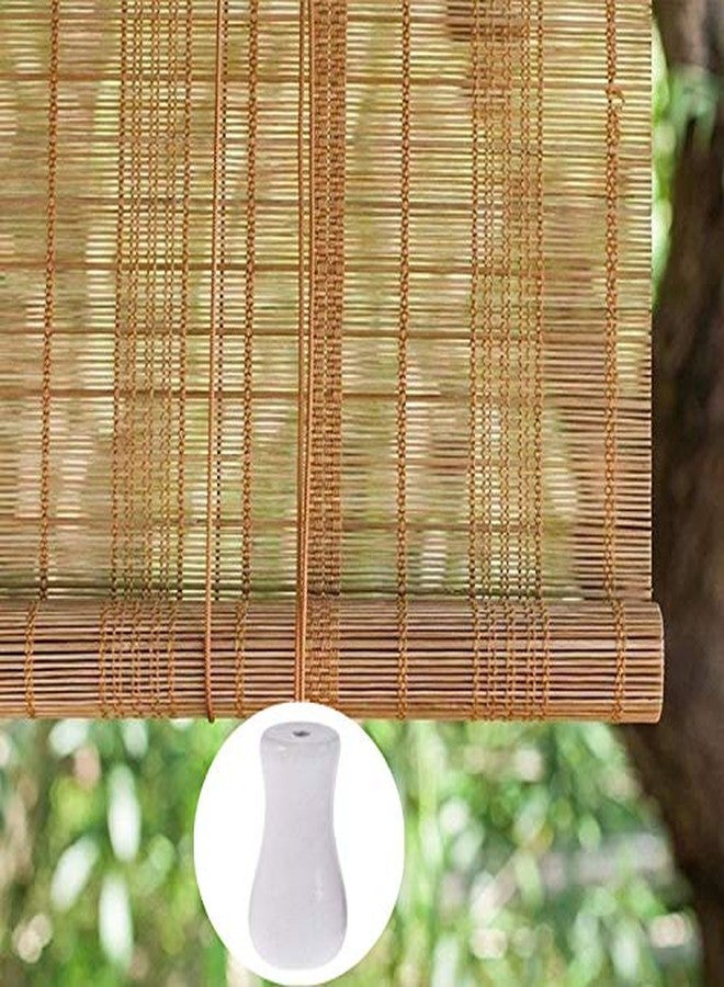 Cutelec Wood Cord Tassels 6Pack for Window Blinds White Cord Knobs Wooden Hanging Ball Pulls for Curtain Craft(6, White) - Image 5