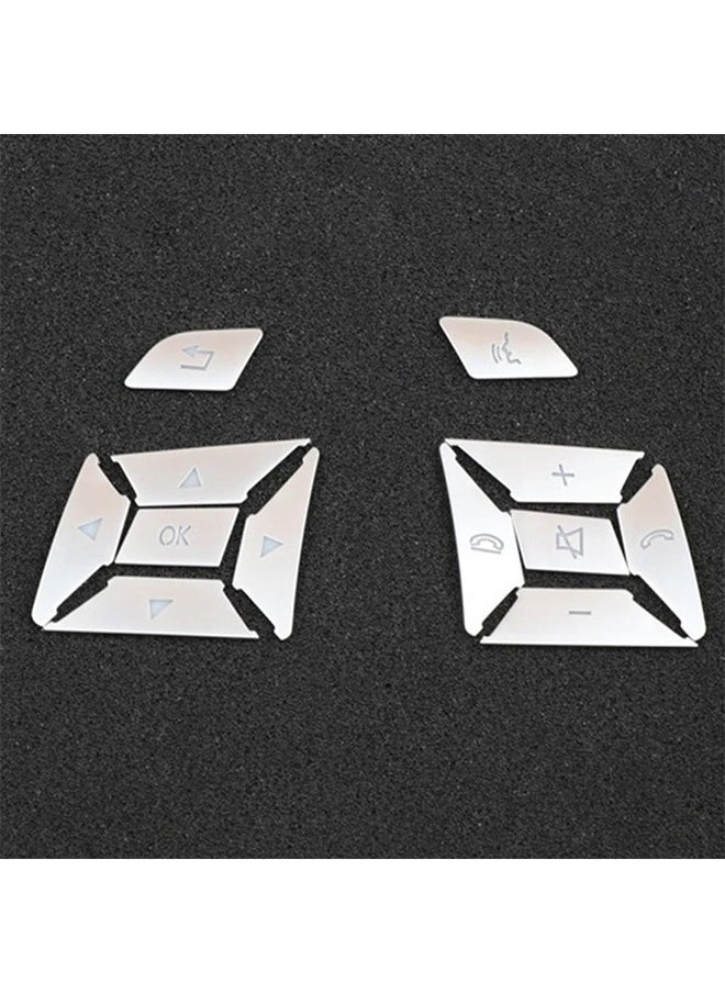 Generic - Cover Car Seat Control Buttons For Mercedes E & B & ML & CLA & C & A & Gl & GLK & CLS & GLA/ 12 Pieces - Image 1