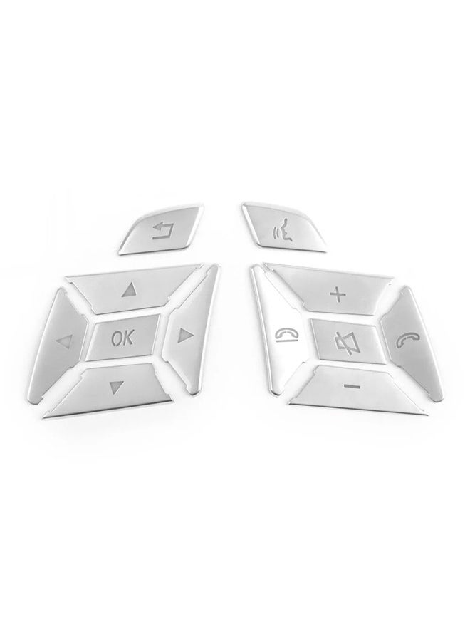 Generic - Cover Car Seat Control Buttons For Mercedes E & B & ML & CLA & C & A & Gl & GLK & CLS & GLA/ 12 Pieces - Image 1