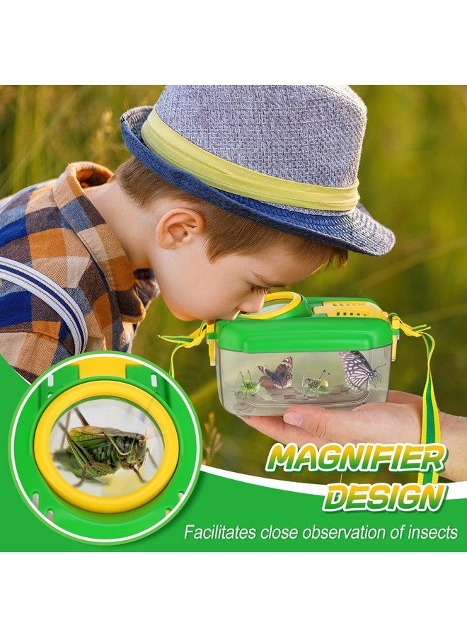 Biubee 2Sets Bug Catcher for Kids - Sturdy Kids Bug Catching Kit Gifts with Collector Butterfly Net Tweezer, Bugs Habitat Outdoor Explorer Kit for Age 3 4 5 6 7 8, 8Pcs - Image 2