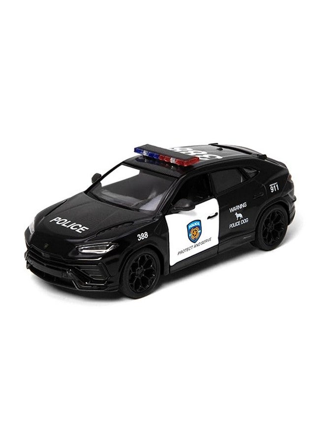 Kinsmart سيارة الشرطة كينسمارت لامبورغيني أوروس بيرفومانت، مقياس 1:40، مصنوعة من المعدن، نموذج سحب للخلف