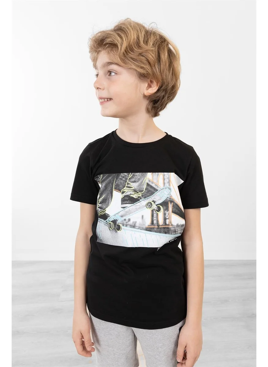 BRZ Collection Skate Printed Boy T-Shirt