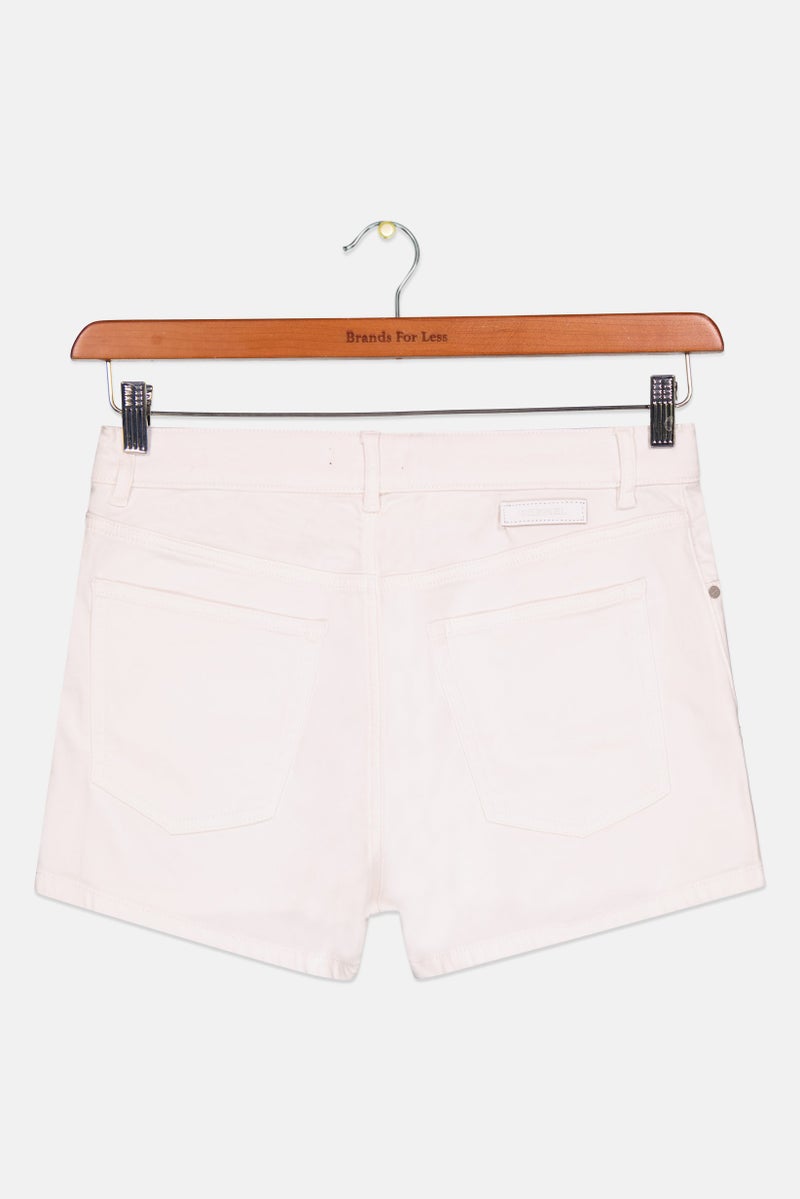 DIESEL Kids Girl Solid Denim Shorts, White  - Image 2