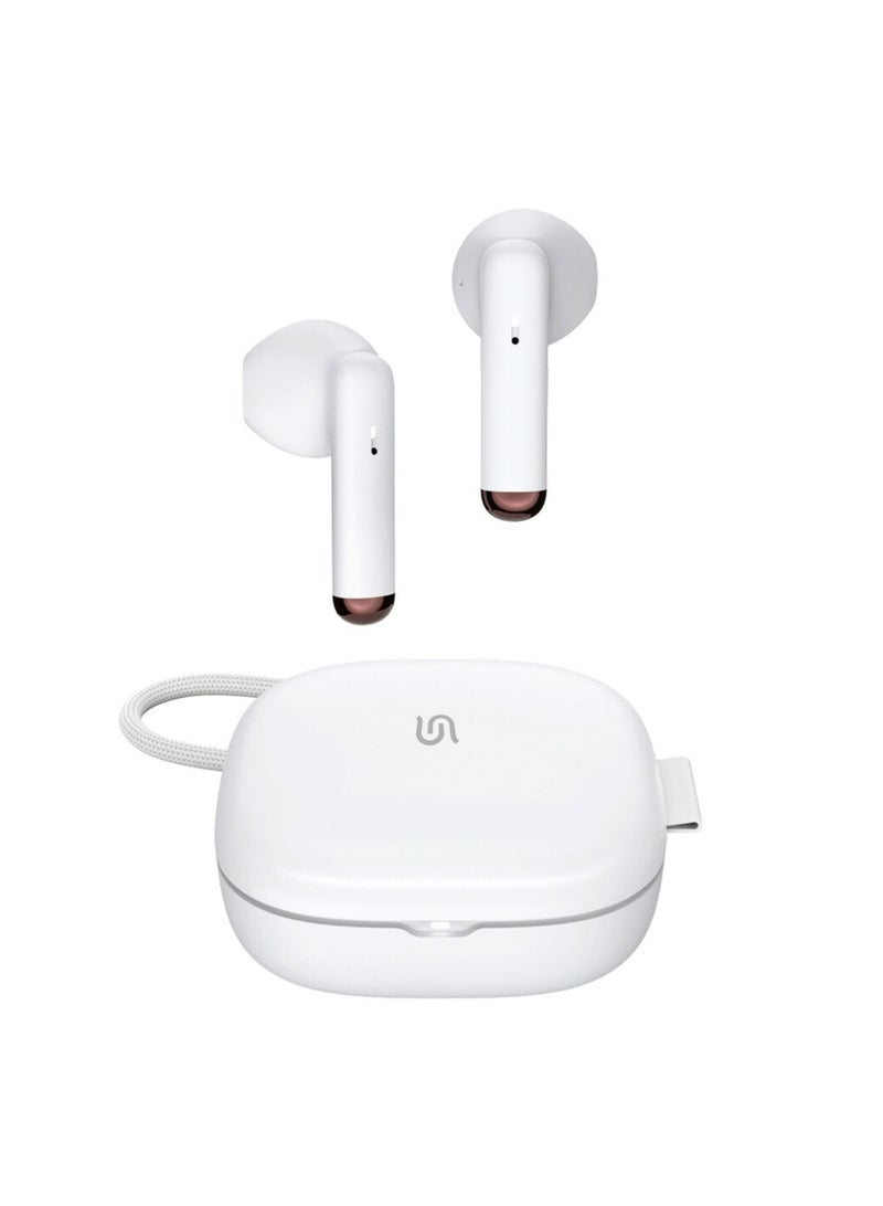 Soundtec Super Mini and Lightweight TWS Earbuds - White