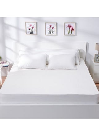 Cotton Solid Bed Sheet 100 cm - white - pzsku/Z4AEB6B20DF47B1A8B794Z/45/_/1716300849/99cc0b88-6126-45f2-ae6c-3a45410c7139