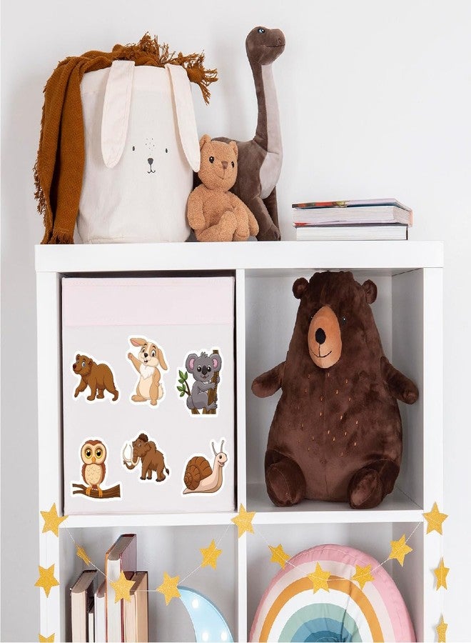 BBPOOL 100pcs Cartoon Animal Stickers for Kids Waterproof Vinyl Stickers for Water Bottle Scrapbook Laptop Skateboard Computer Classroom Reward for Teens Boys Girls - Image 5
