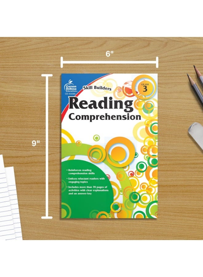 كتاب تمارين كارسون ديلوسا لبناء مهارات فهم القراءة للصف الثالث، نصوص خيالية وغير خيالية، بحث عن الكلمات والمفردات، والمزيد، منهج دراسي أو منزلي - Image 3