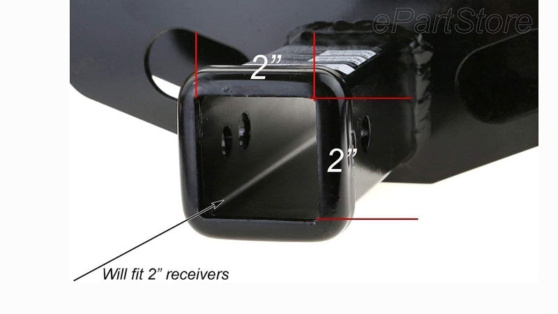 eVerHITCH USA Black Metal Flag Hitch Plug Cover, Fits 2" Receiver - Image 5