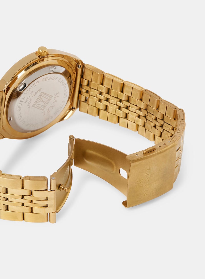 Maxel ساعة يد رجالية من Diastar Heritage Premium Analog MX592 - 38 مم - Image 4