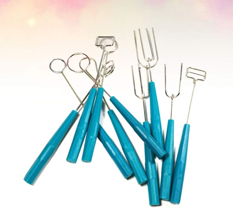 comfrt 10pcs Chocolate Dipping Fork Set Candy Melts Candy Decorating Fondue DIY Decorating Tool Set Baking Supplies - Image 3