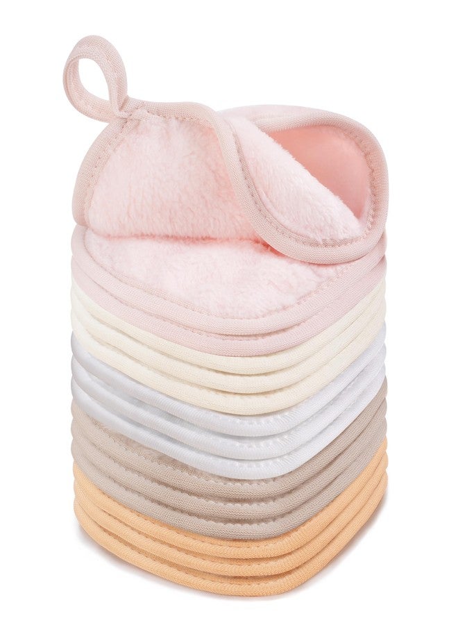 TaShow 15 Pcs Reusable Makeup Remover Cloths, Ultra Soft Makeup Eraser Cloths for Face, Microfiber Makeup Remover Towels for All Skin Types, 5" x 5", Multicolor - Image 1