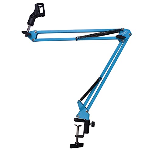 Kadence NB35BL Home Series Microphone Boom Arm Stand | Smooth Angle Adjustment | Dual-Spring Suspension with 360° Rotation | Desk Clamp Mount for Recording, Streaming & Online Classes | Blue - Image 4