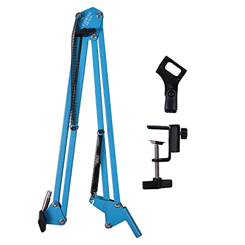 Kadence NB35BL Home Series Microphone Boom Arm Stand | Smooth Angle Adjustment | Dual-Spring Suspension with 360° Rotation | Desk Clamp Mount for Recording, Streaming & Online Classes | Blue - Image 3