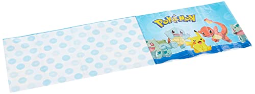 Amscan Pokemon Design Plastic Table Cover - 52' x 96' | Multicolor | 1 Pc - Image 3
