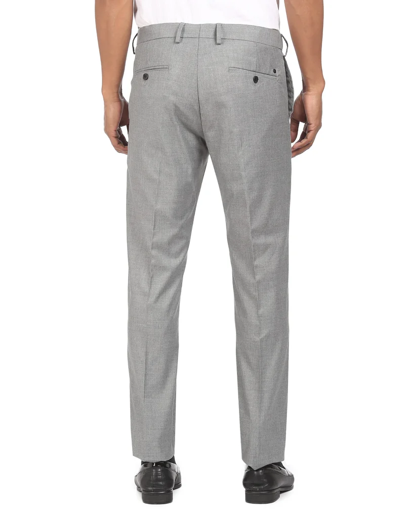 Arrow Grey ARADTR2060 ME. GREY Mens Trousers for Men | Best Price UAE
