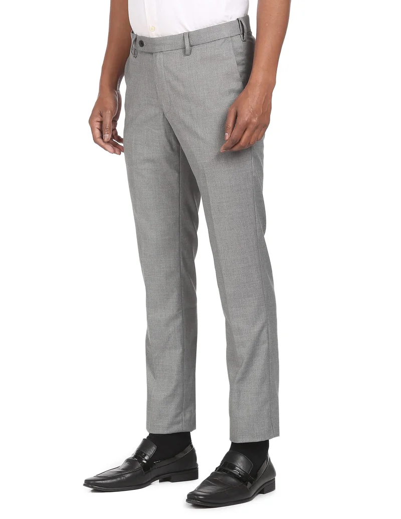 Arrow Grey ARADTR2060 ME. GREY Mens Trousers for Men | Best Price UAE