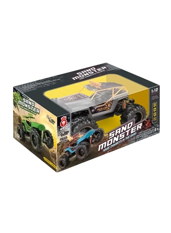 Sand Monster 1:12 Make Caritos in The Sand with Remote Control - Black - 699-225  - Image 3