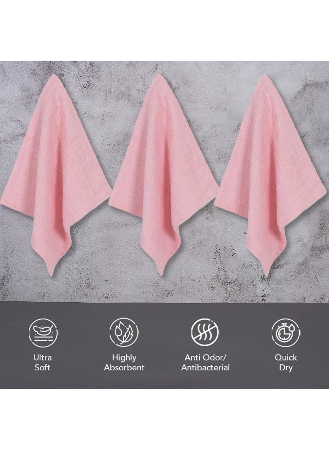 Beplush Eco Lux Collection 450 GSM Face Towel  (Pink) (Pack of 6) - pzsku/Z4AEC242E6E193492EF1BZ/45/_/1728988601/71d69bbd-97db-4cb5-b6a3-1dd1e13cd00e