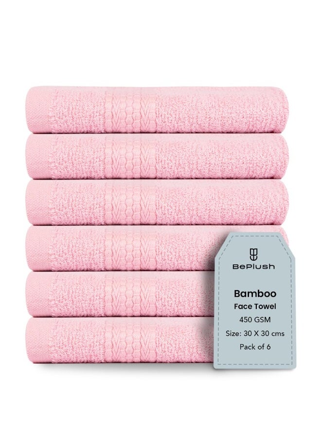 Beplush Eco Lux Collection 450 GSM Face Towel  (Pink) (Pack of 6) - pzsku/Z4AEC242E6E193492EF1BZ/45/_/1728988603/9b119e2c-a2ba-4608-93d4-1d8afcb2566e