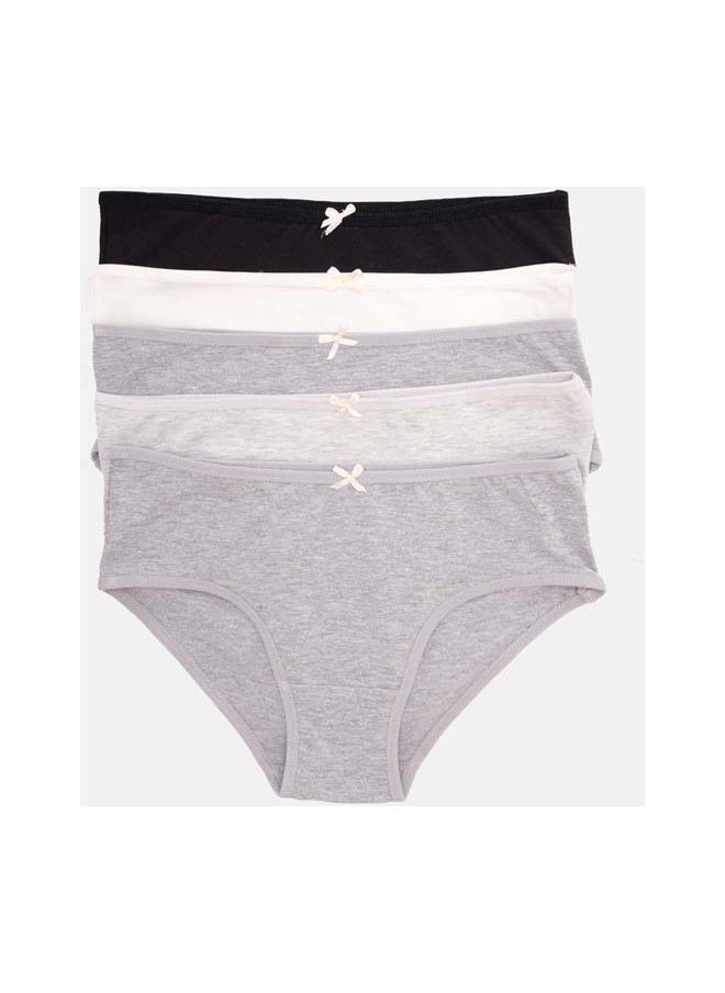 Pack of 5 Colored Brief Panties