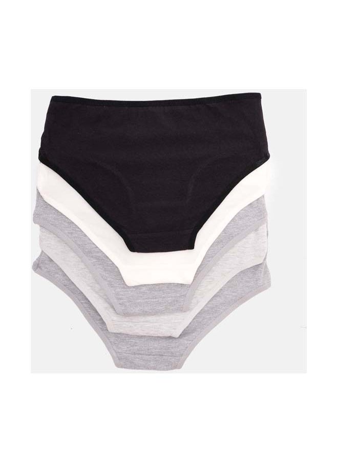 Pack of 5 Colored Brief Panties