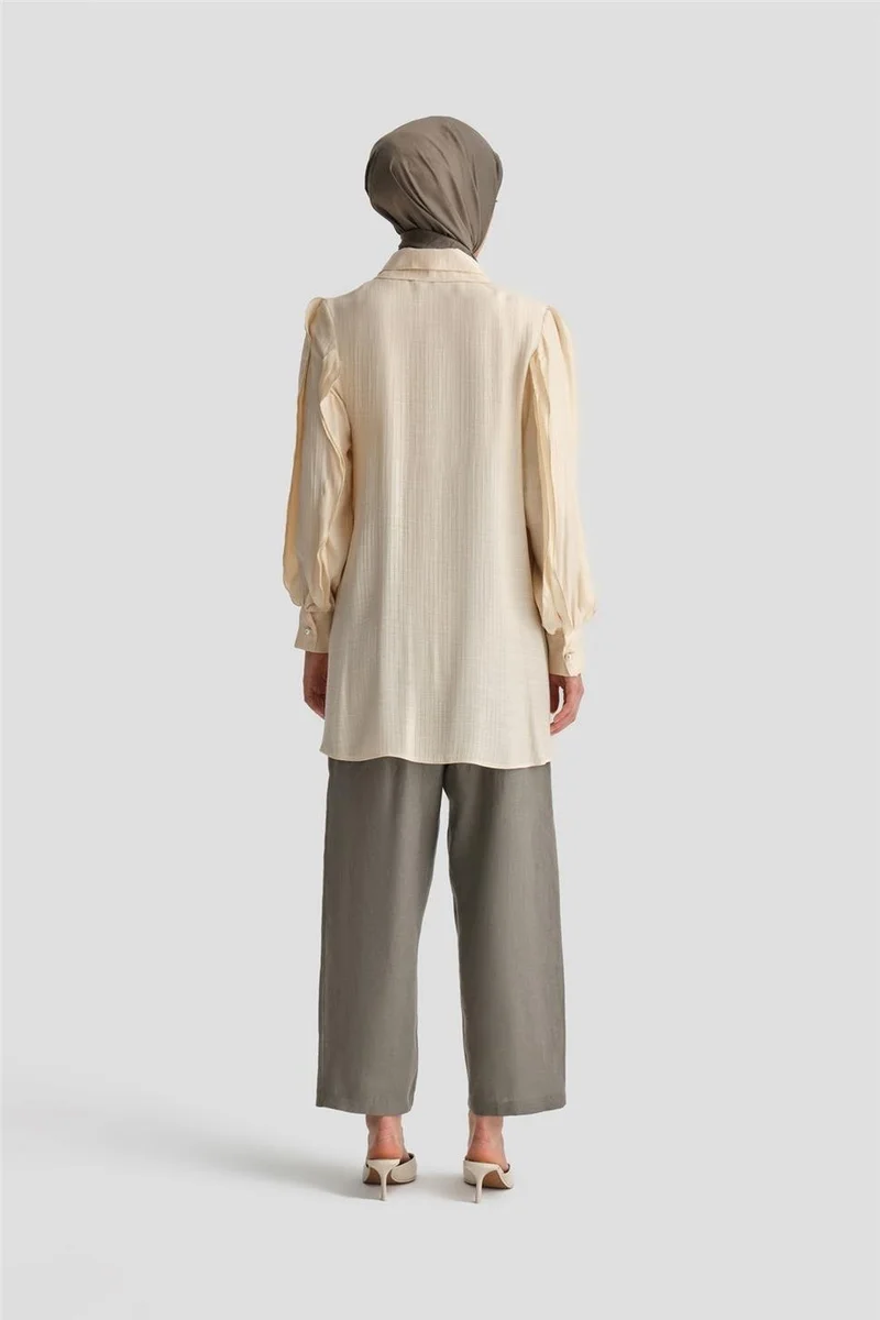 ARMINE Ruffle Tunic 24Y4032 Moonstone