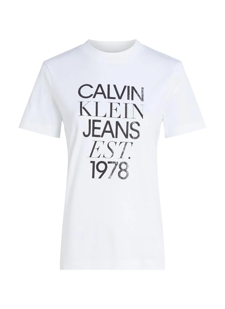 Calvin Klein Jeans Mixed Logo Regular Tee