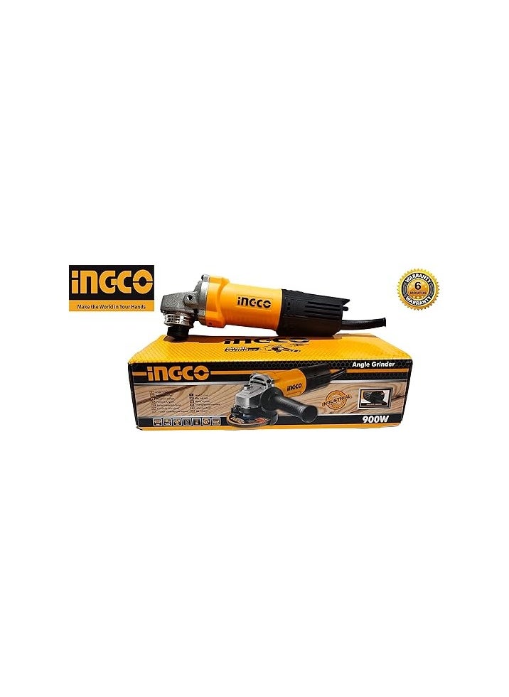 INGCO Ingco Angle Grinder 125mm 900W  - Image 2