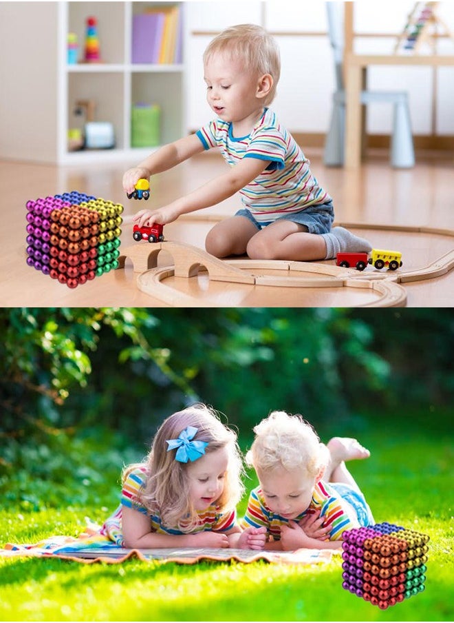 Lemon - 8 Colour BuckyBalls 216-Piece Magnetic Educational Bucky Balls Toys 5 Millimeter - Image 1
