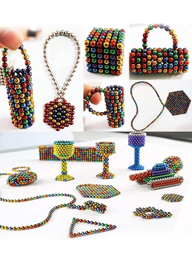 Lemon - 8 Colour BuckyBalls 216-Piece Magnetic Educational Bucky Balls Toys 5 Millimeter - Image 1