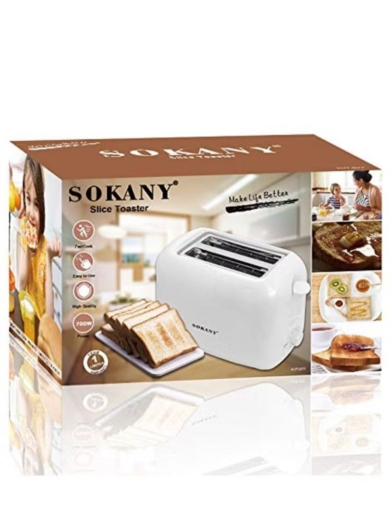 سوكاني محمصة خبز توست لقطعتين من سوكاني - 700 وات، HJT-022 - Image 3