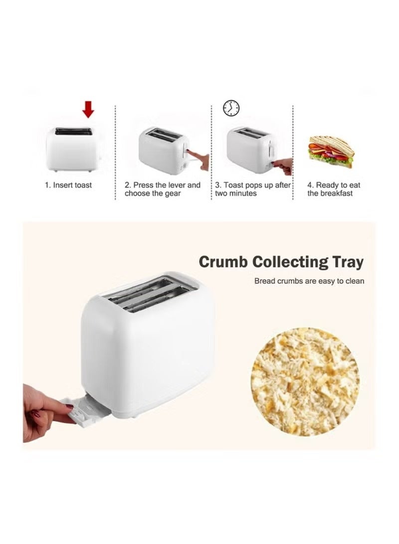 سوكاني محمصة خبز توست لقطعتين من سوكاني - 700 وات، HJT-022 - Image 4