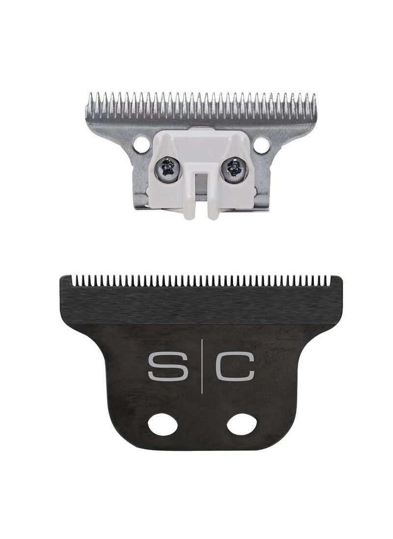 Stylecraft - StyleCraft Replacement Fixed Black Diamond Carbon DLC Hair Trimmer Blade with Stainless Steel Deep Tooth Cutter Set - Image 1