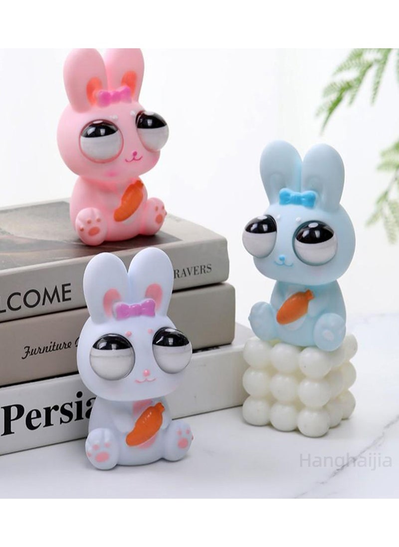 Hanghaijia Squeeze Stress Relief Eyeball Burst Popping rabbit for All Occasions Party Funny Favors Toys  - Image 2