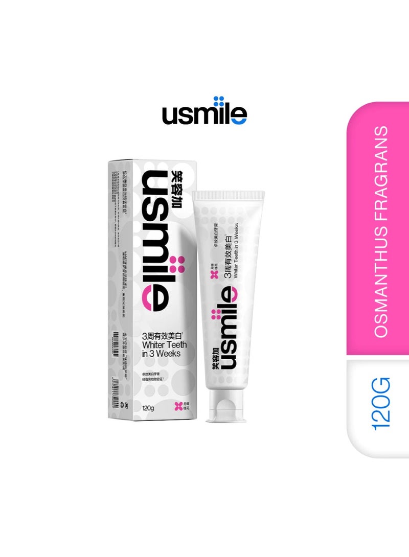 Usmile Highly Effective Whitening Toothpaste Osmanthus Fragrans,(120g) - Image 1
