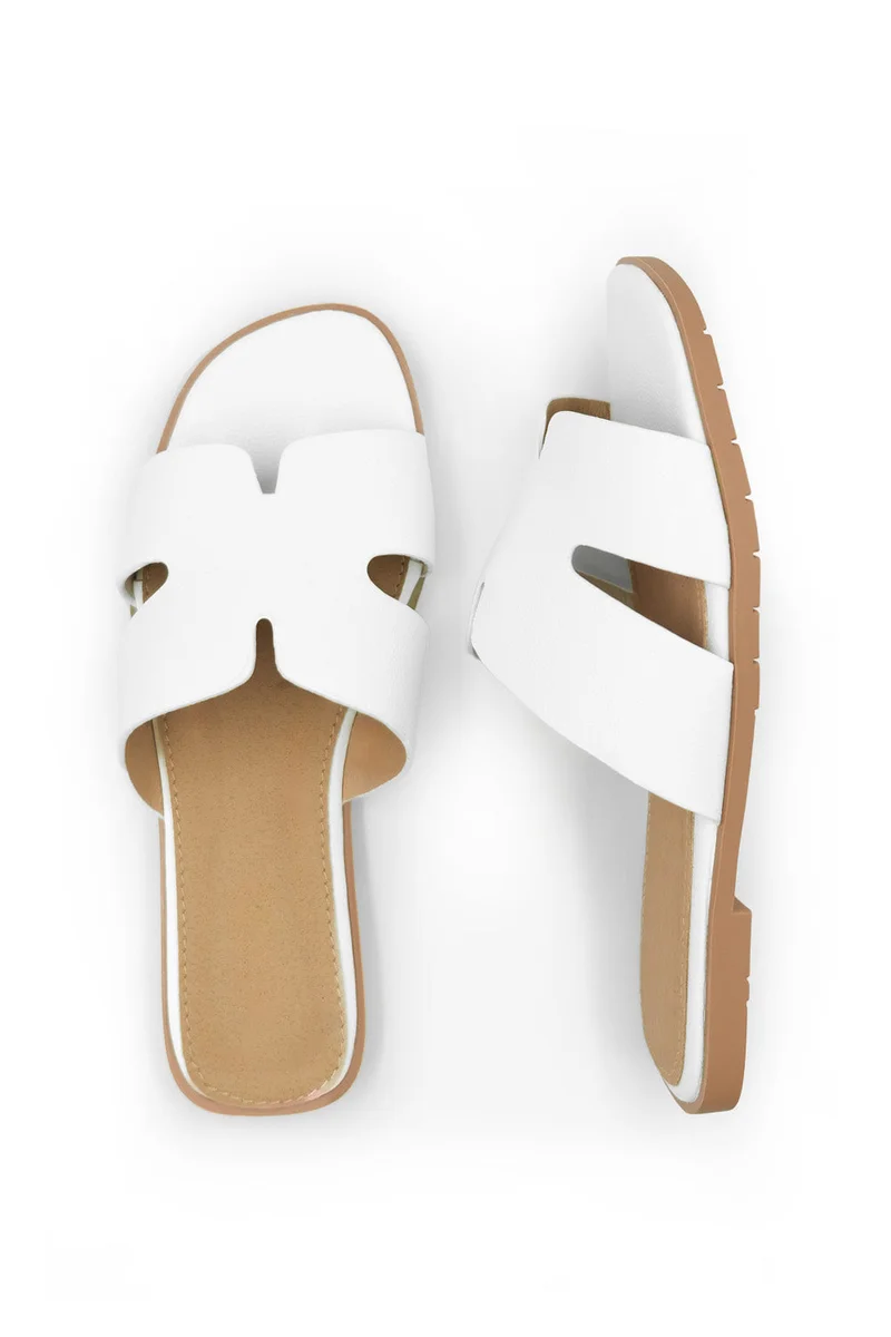 Where's That From 'Mae' Pu Strap Sandals