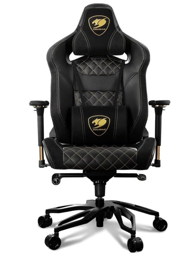 Cougar - Gaming Chair Armor Titan Pro Royal, Steel-Frame, Breathable PVC Leather, 170° Recliner System, 160Kg Weight Capacity, Memory Foam, 4D Adjustable Arm-Rest, Aluminium 5-Star Base - Image 1