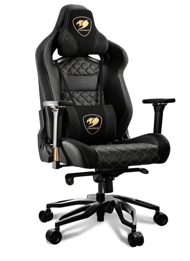Cougar - Gaming Chair Armor Titan Pro Royal, Steel-Frame, Breathable PVC Leather, 170° Recliner System, 160Kg Weight Capacity, Memory Foam, 4D Adjustable Arm-Rest, Aluminium 5-Star Base - Image 1