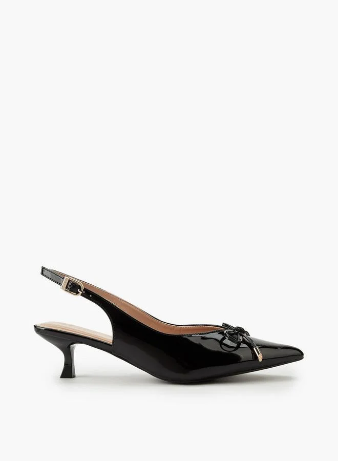 Celeste  Women Bow Detail Kitten Heel Shoes for Women | Best Price UAE