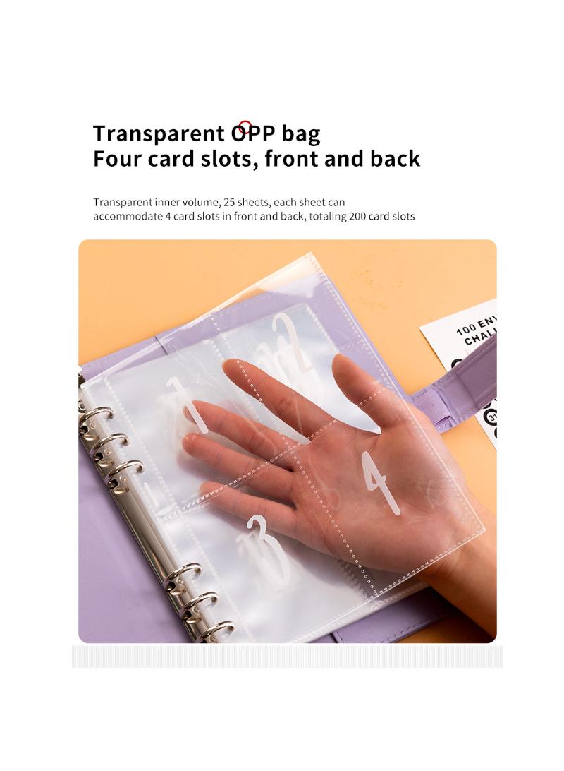 Generic 100 Envelopes Money Saving Challenge, Money Saving Budget Binder, Savings Challenges Book and Digital Stickers - Image 4