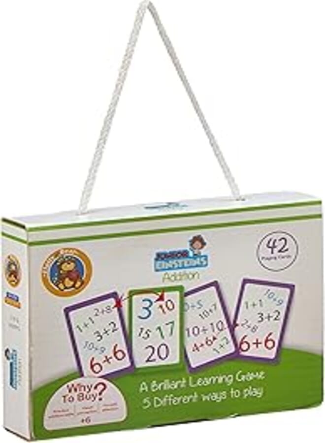 Fluffy Bear GA-3008 Addition Game Cards - Multi Color