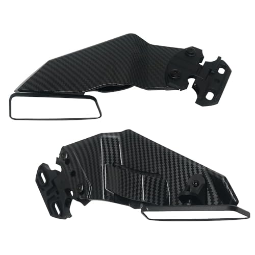 GYMARK Rearview Mirrors Motorcycle Wind Wing Side Rear View Mirror for Honda CBR650R CBR500R CBR400R CBR1000RR CBR600RR CBR250RR Black - Image 1