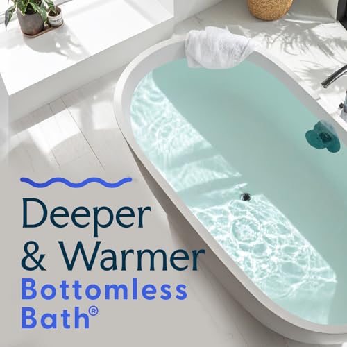 SlipX Solutions Bottomless Bath Overflow Drain Cover for Tub, Adds Inches of Water to Bathtub for a Warmer Deeper Bath, Spa Accessories, Drain Block, Water Stopper Plug (4 inch Inner Diameter, Gray) - Image 2