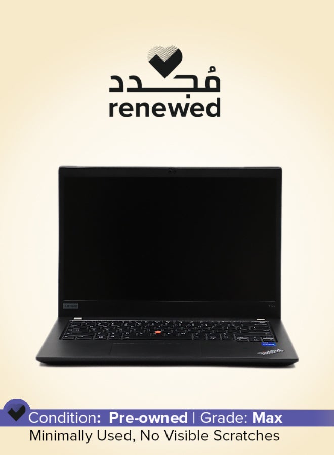 Lenovo Renewed - Thinkpad T14s Gen 3 Laptop With 14-Inch Full HD Display,Intel Core i7-1255u Processor/Dual Core/12th Gen/16GB RAM/256GB SSD/Intel Iris XE Graphics/Windows 10 Pro English Black - Image 1