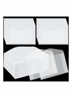 100 Pcs Glassine Envelopes for Seeds, Coins, Lottery Tickets, and Gifts - Clear Tissue Envelopes, 4.25 x 2.5 Inches, Perfect for Wedding Favors and Collectibles.