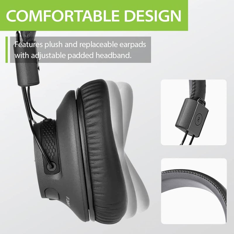 Avantree Quartet-Extra - 2.4G RF Wireless Add-On Headphones Quartet Multiple Listening System, Scalable to 100 - Image 4